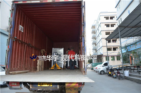 我司21號(hào)發(fā)貨浙江，為浙江某公司提供定制款恒溫恒濕戶外投影儀安裝柜(圖4)